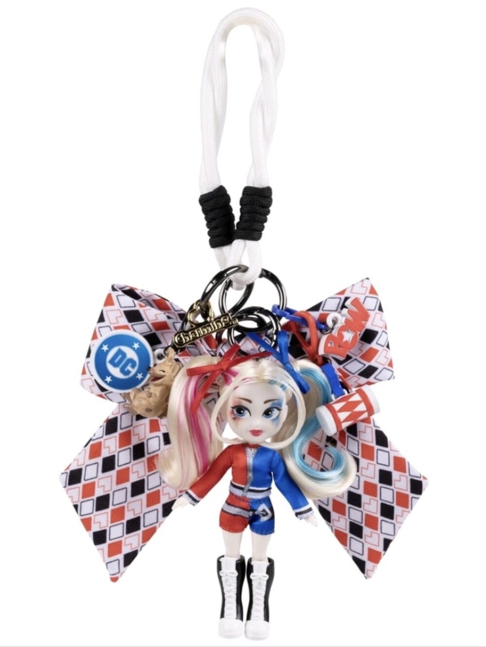 Harley Quinn Bag Charms/ Keychains NEW